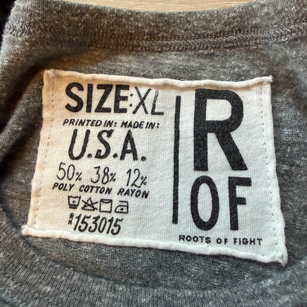 Ruby Sports Roots of Fight Mens XL Gray Black Graphic T-Shirts Lot Bundle 2 Pack - Picture 10 of 10